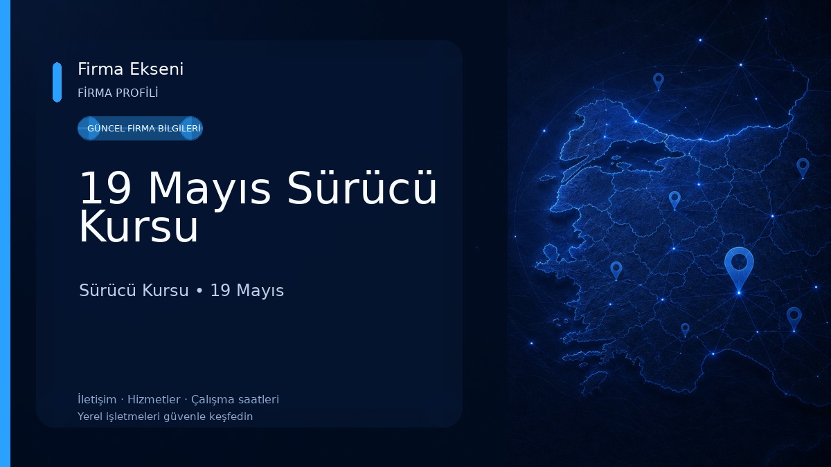 19 Mayıs Sürücü Kursu