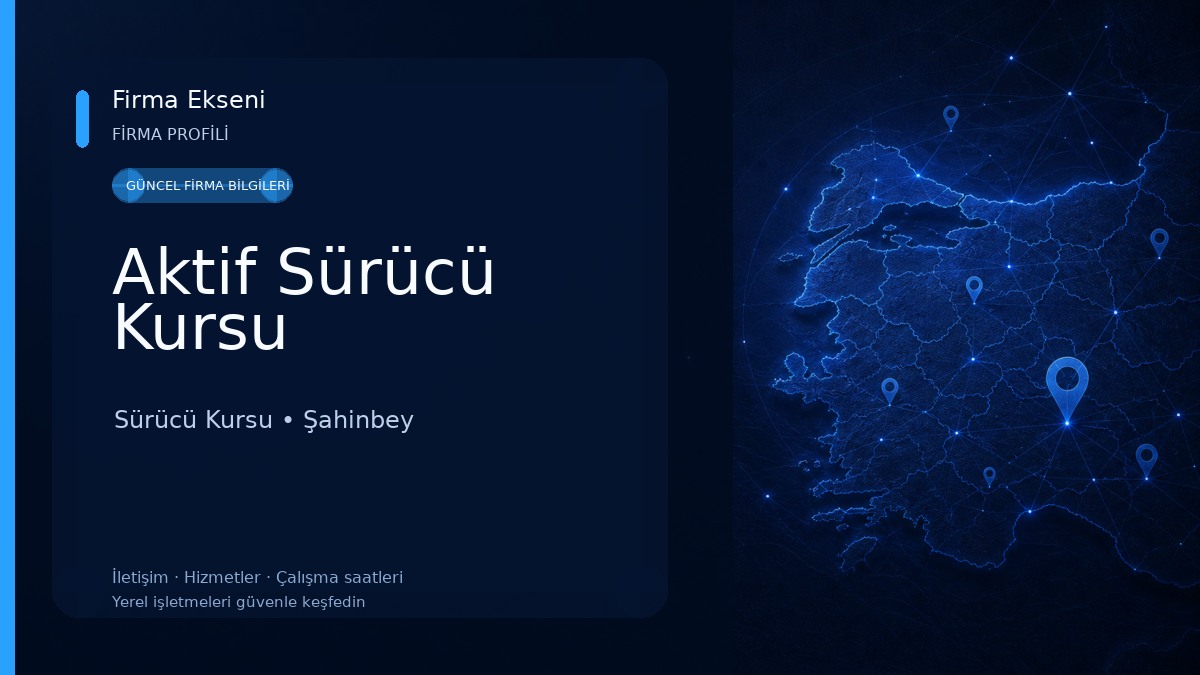 Aktif Sürücü Kursu Sürücü Kursu