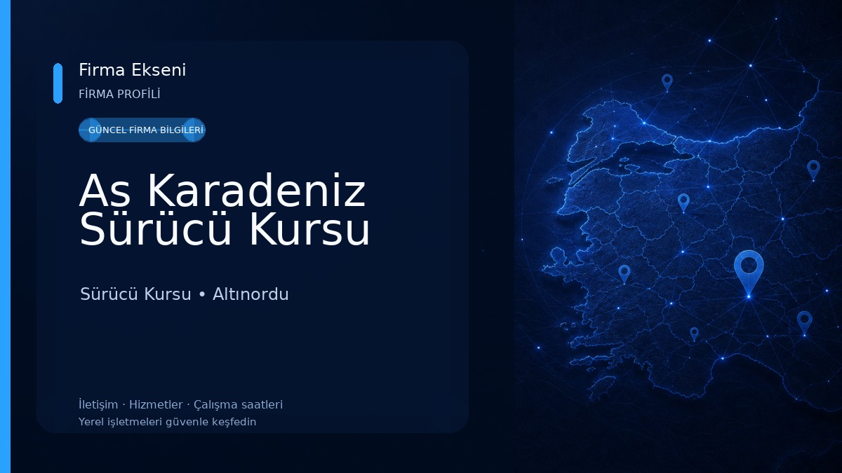 As Karadeniz Sürücü Kursu Sürücü Kursu