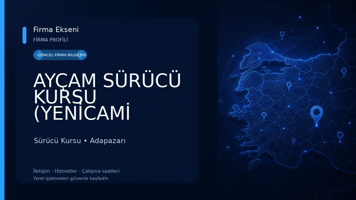 AYÇAM SÜRÜCÜ KURSU (YENİCAMİ ŞUBESİ) 
