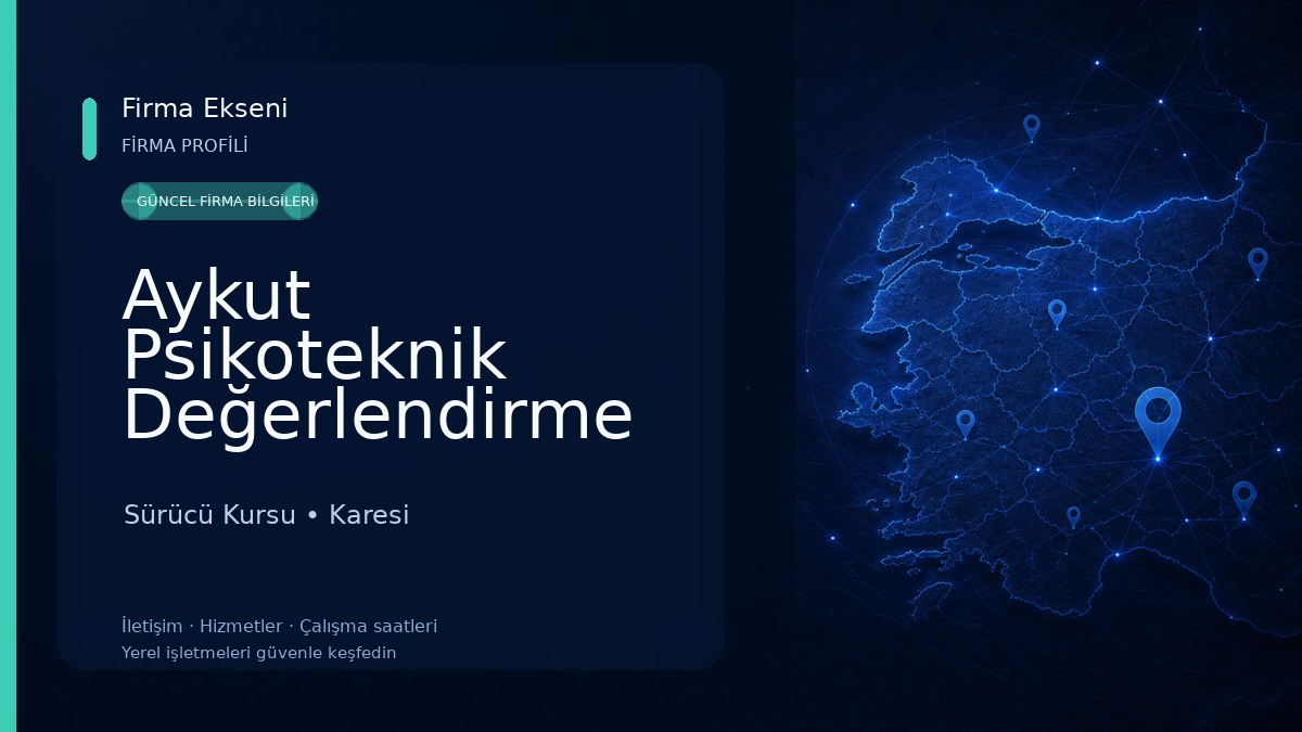 Aykut Psikoteknik Değerlendirme Merkezi Karesi