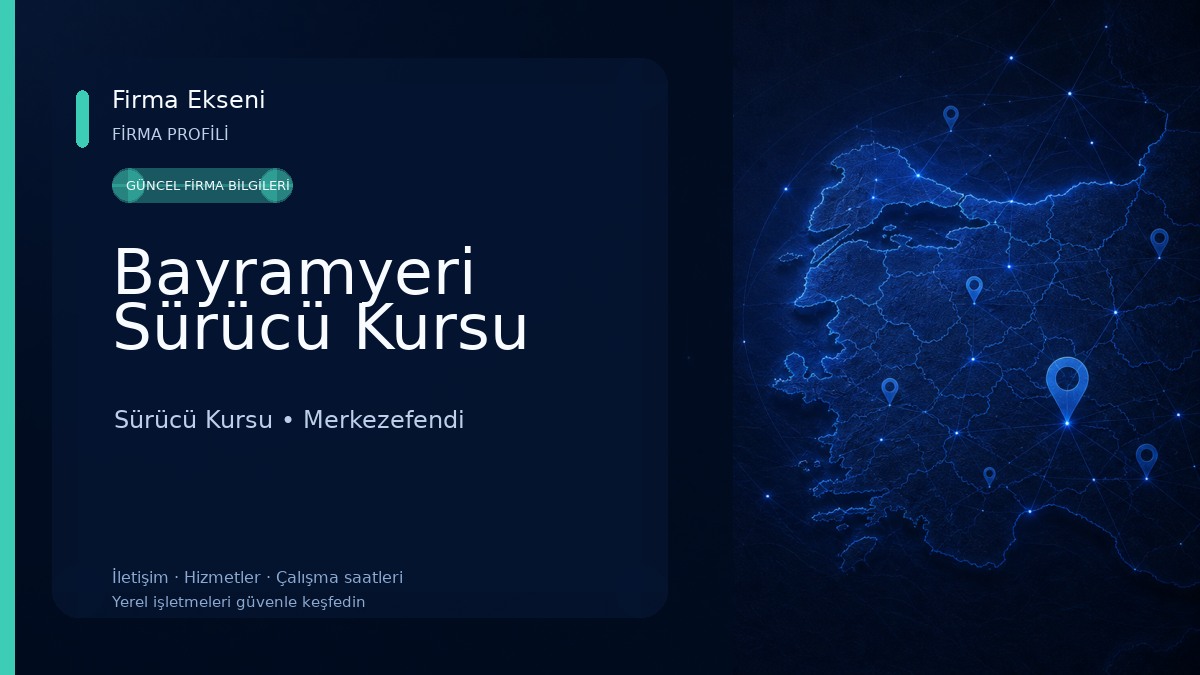 Bayramyeri Sürücü Kursu Sürücü Kursu