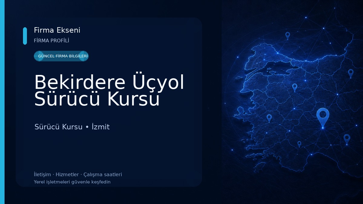 Bekirdere Üçyol Sürücü Kursu