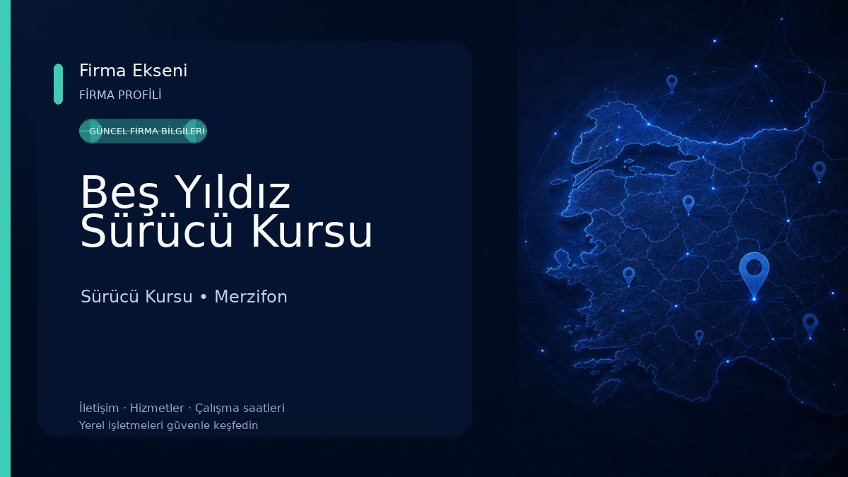 Beş Yıldız Sürücü Kursu Sürücü Kursu