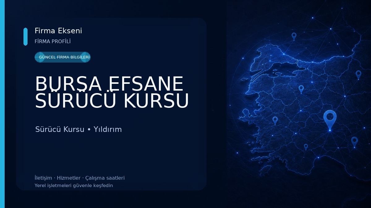 BURSA EFSANE SÜRÜCÜ KURSU Sürücü Kursu