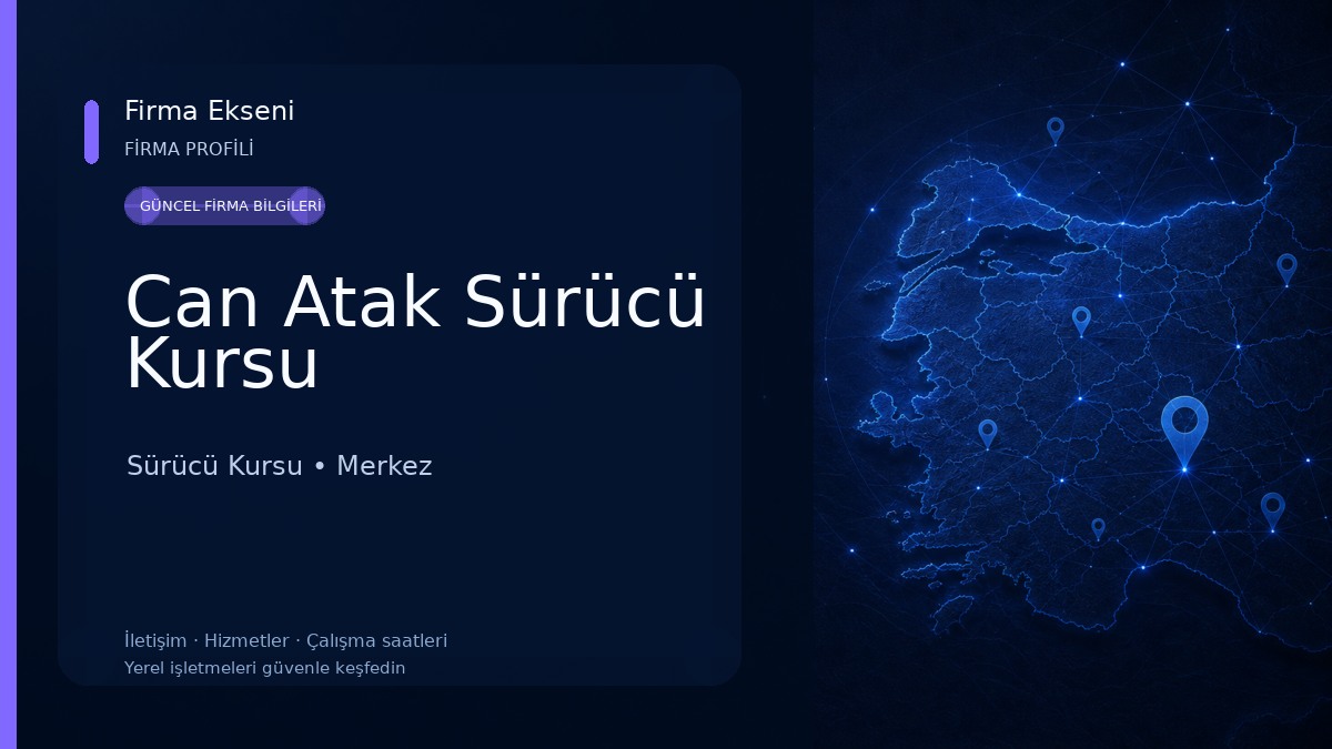 Can Atak Sürücü Kursu