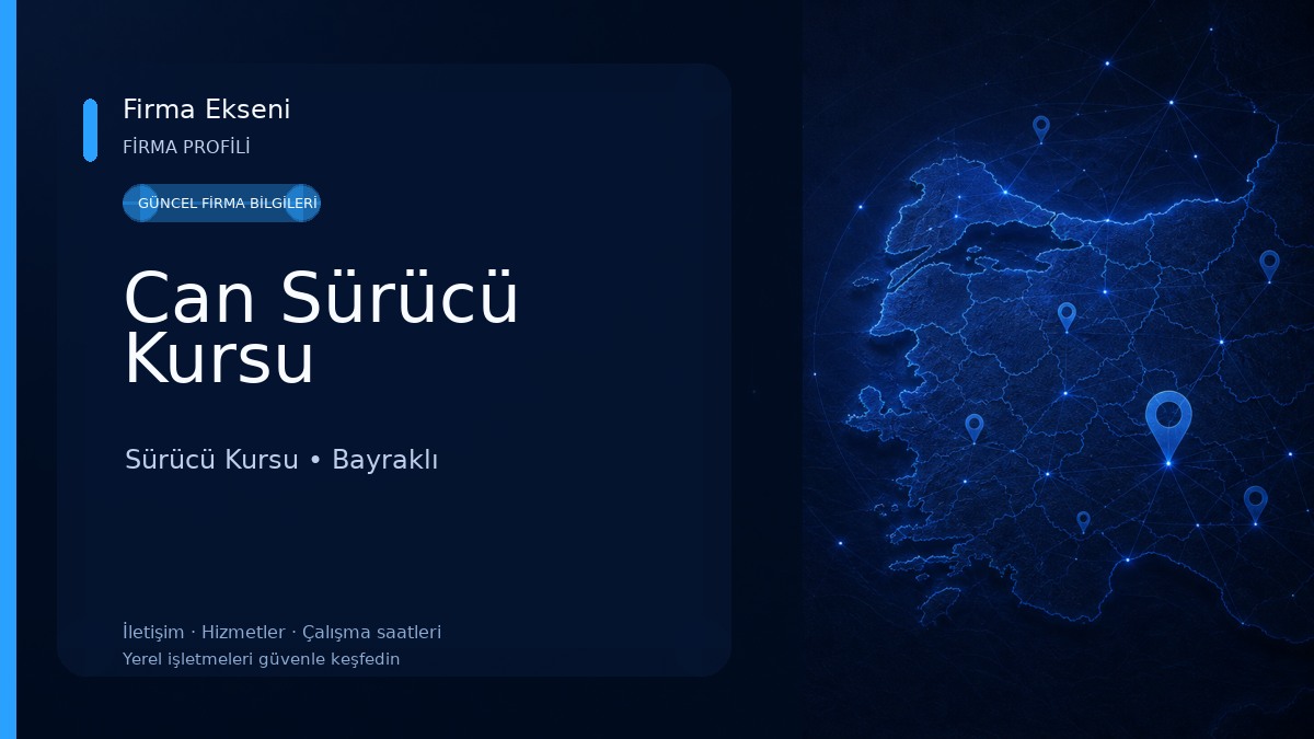 Can Sürücü Kursu Sürücü Kursu