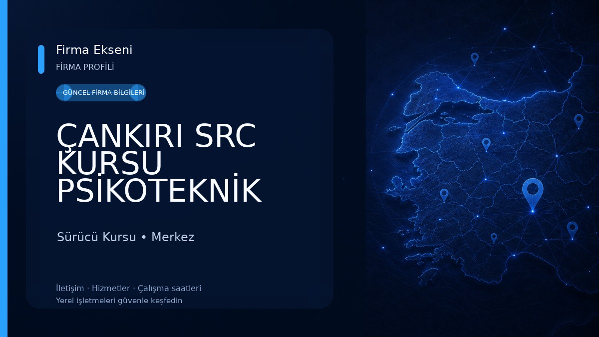 ÇANKIRI SRC KURSU PSİKOTEKNİK 
