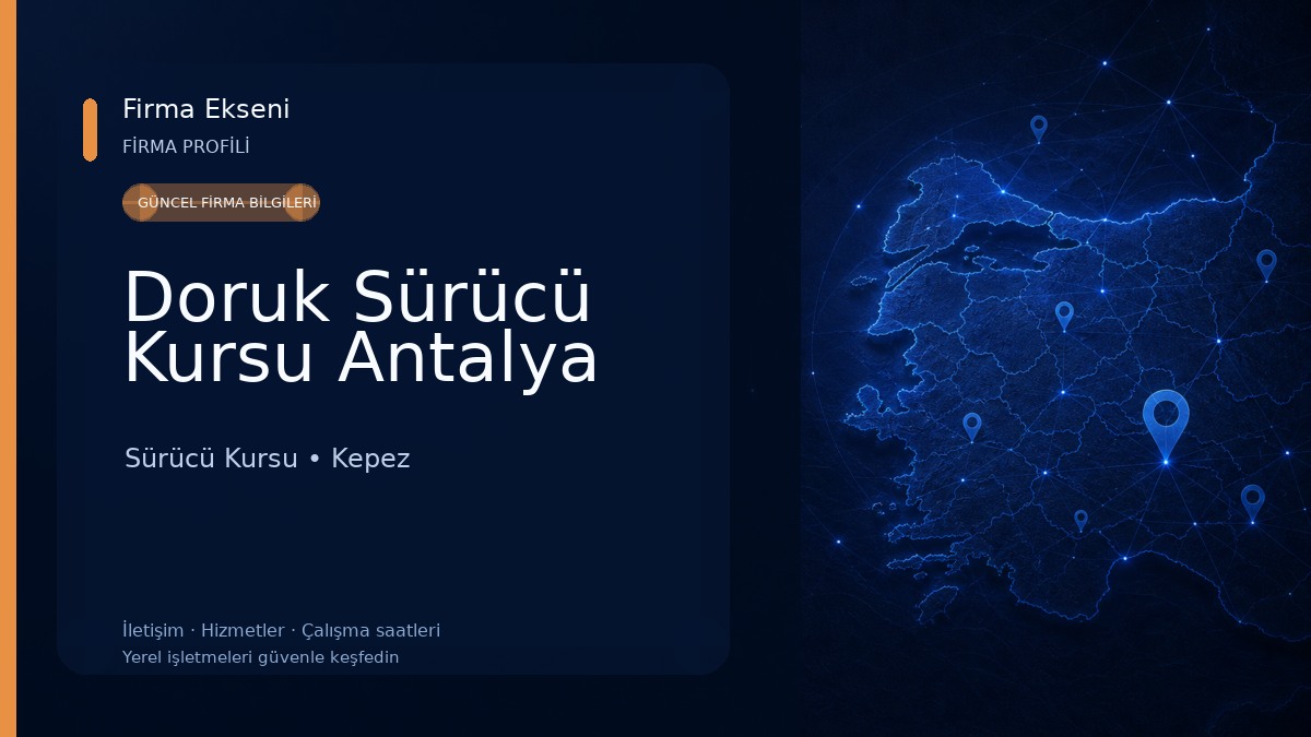 Doruk Sürücü Kursu Antalya