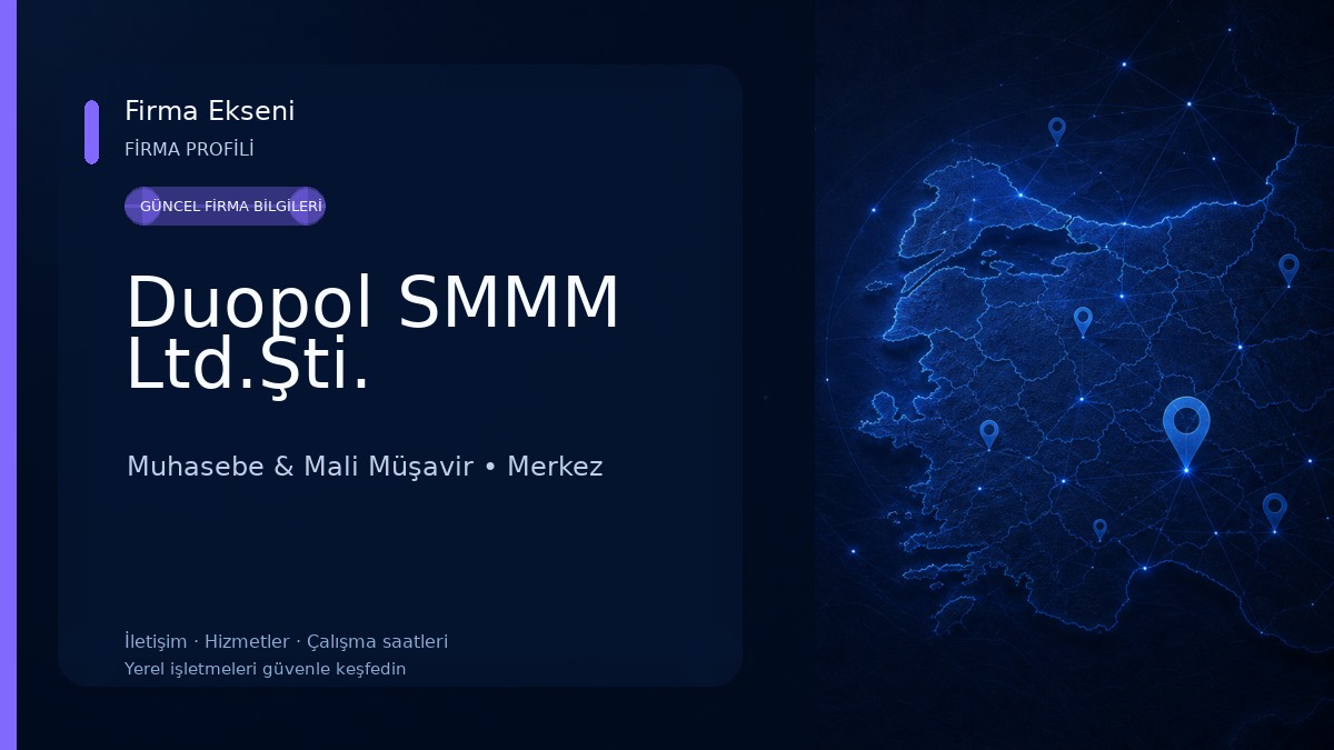 Duopol SMMM Ltd.Şti.