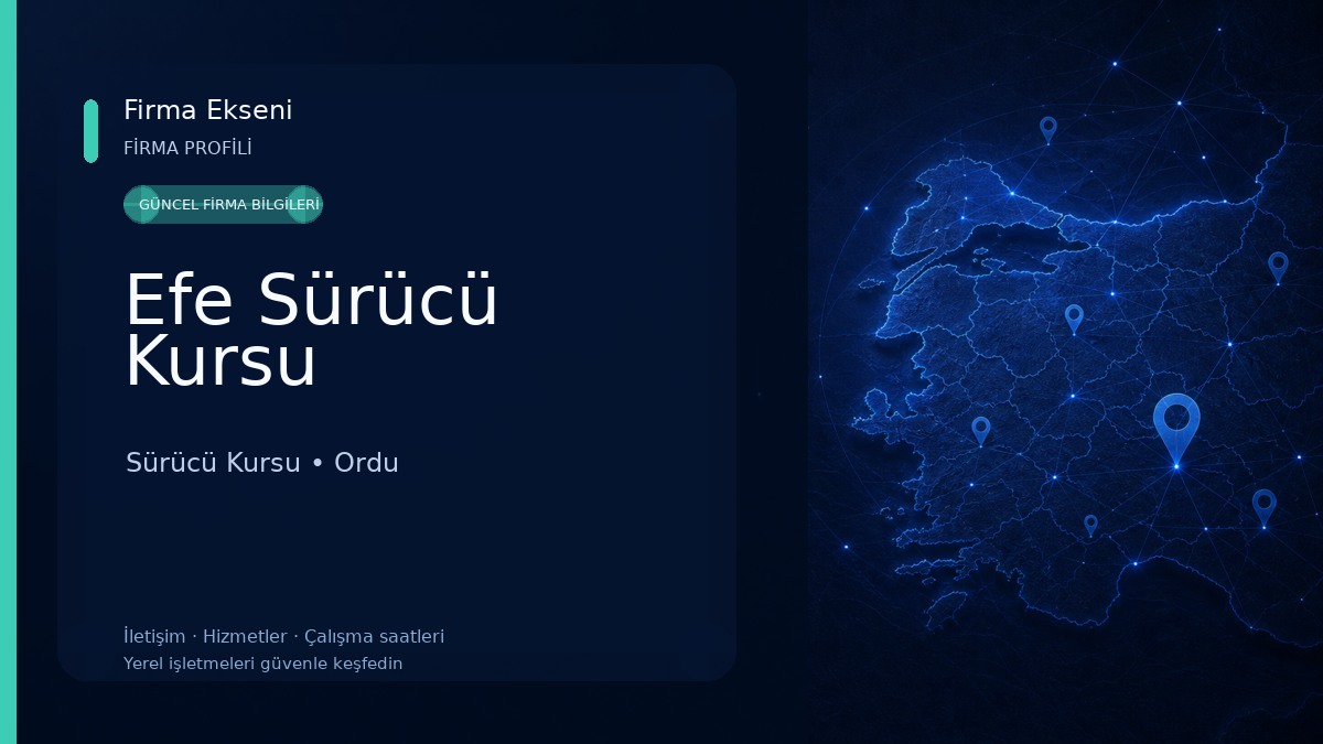 Efe Sürücü Kursu Sürücü Kursu