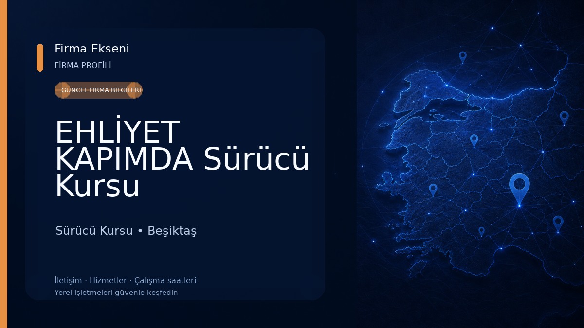 EHLİYET KAPIMDA Sürücü Kursu Sürücü Kursu