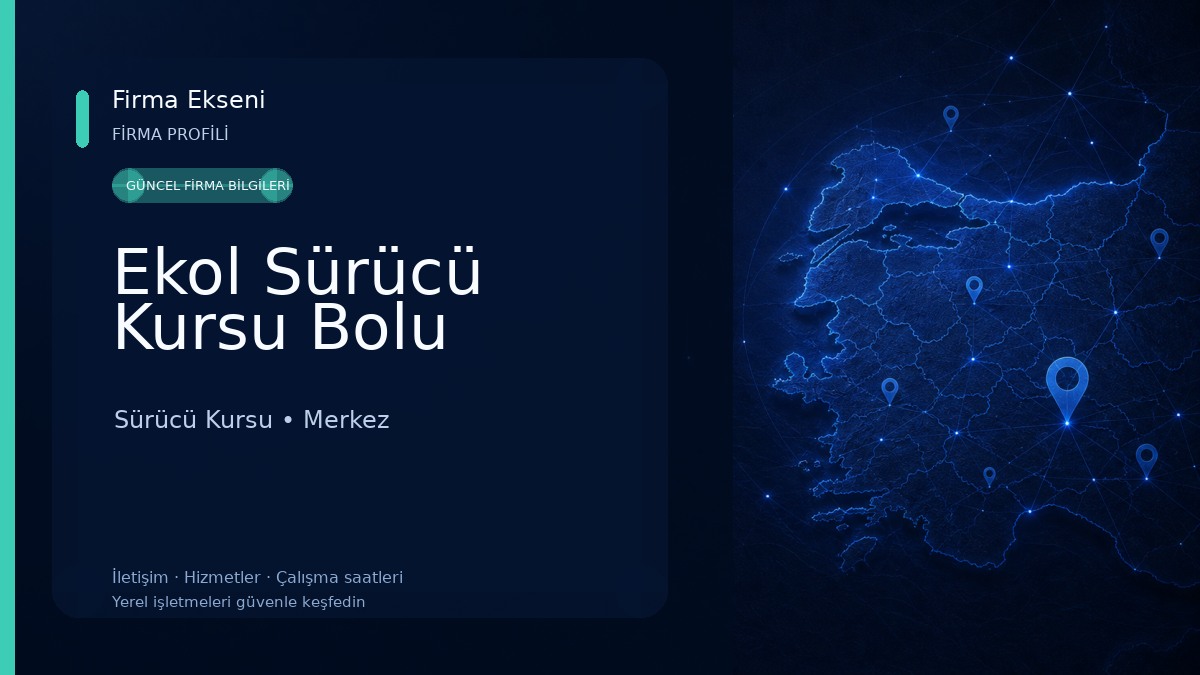 Ekol Sürücü Kursu Bolu 