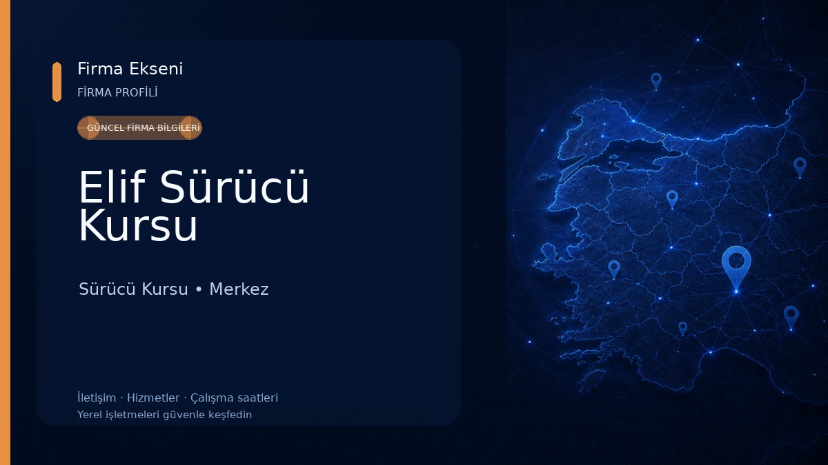 Elif Sürücü Kursu