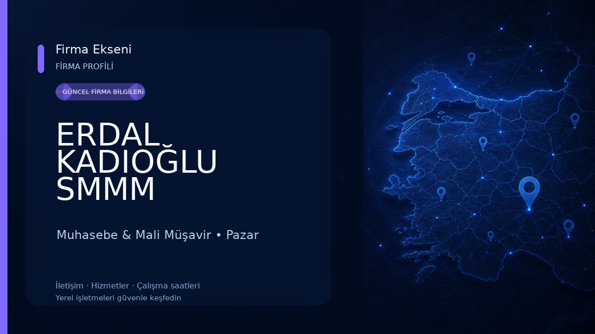 ERDAL KADIOĞLU SMMM 