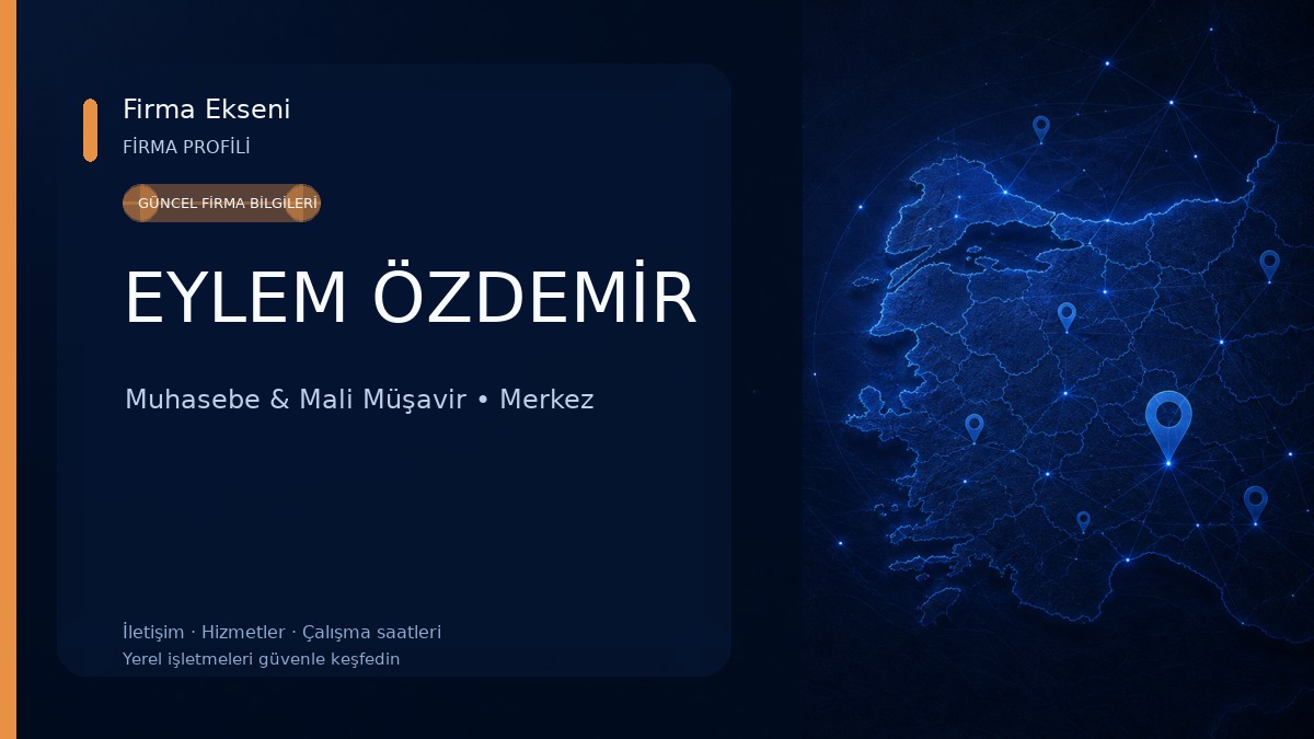 EYLEM ÖZDEMİR Muhasebe & Mali Müşavir