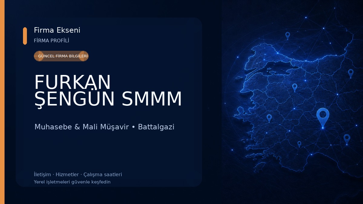 FURKAN ŞENGÜN SMMM Muhasebe & Mali Müşavir