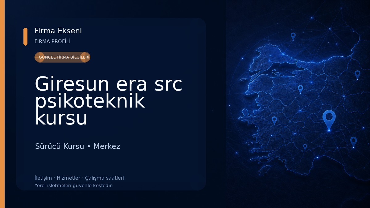 Giresun era src psikoteknik kursu 