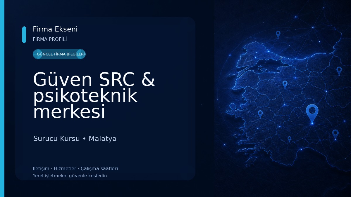 Güven SRC & psikoteknik merkesi