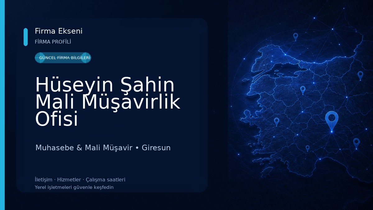 Hüseyin Şahin Mali Müşavirlik Ofisi