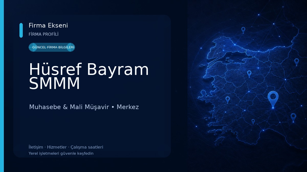 Hüsref Bayram SMMM 