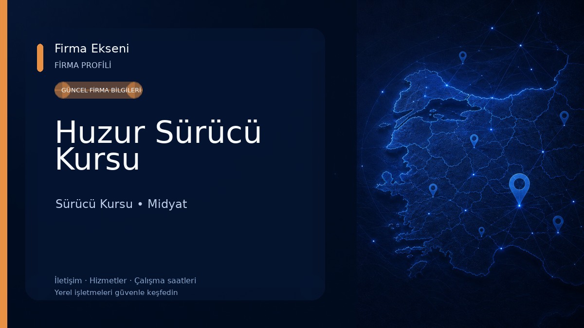 Huzur Sürücü Kursu Sürücü Kursu