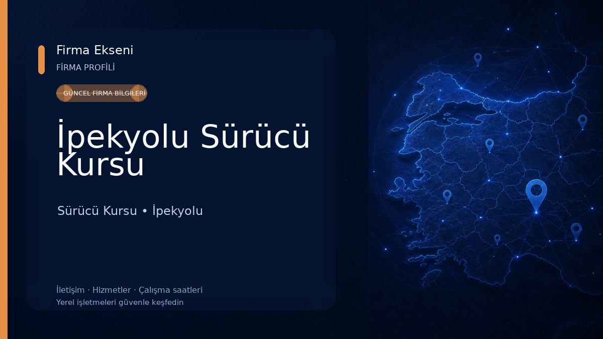 İpekyolu Sürücü Kursu Sürücü Kursu