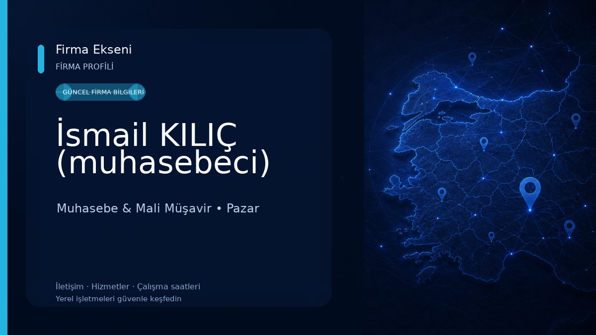 İsmail KILIÇ (muhasebeci) 