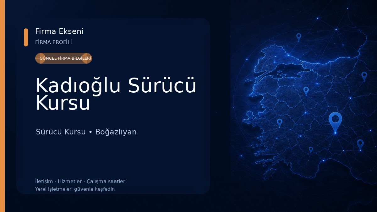 Kadıoğlu Sürücü Kursu Sürücü Kursu