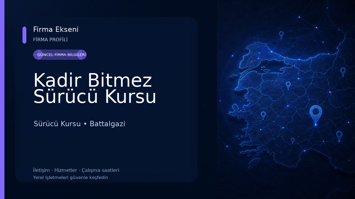 Kadir Bitmez Sürücü Kursu