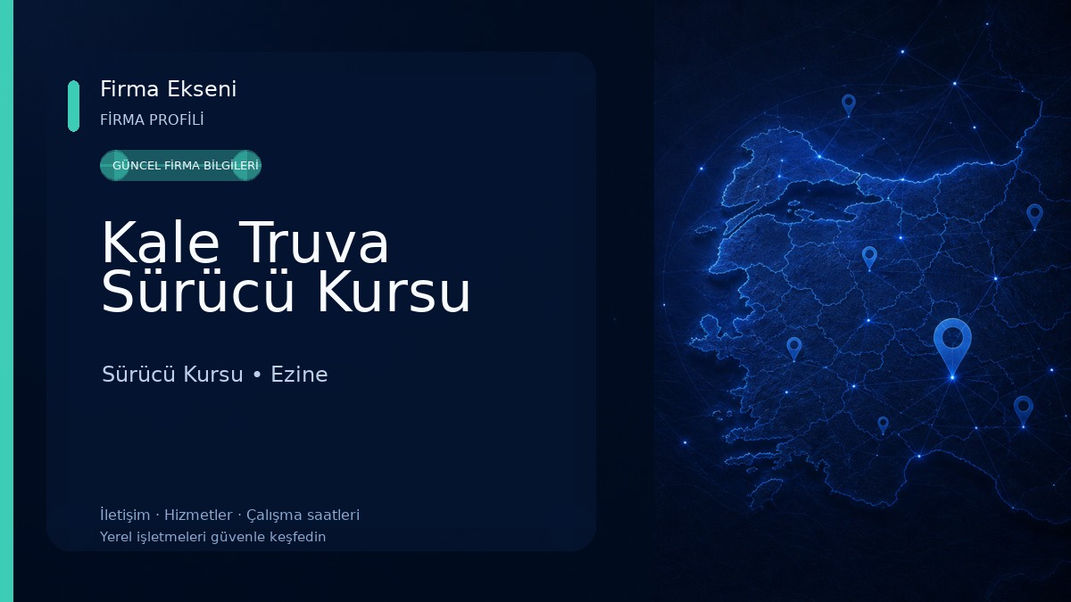Kale Truva Sürücü Kursu 