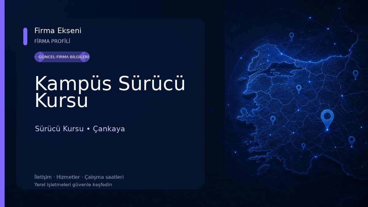 Kampüs Sürücü Kursu Sürücü Kursu