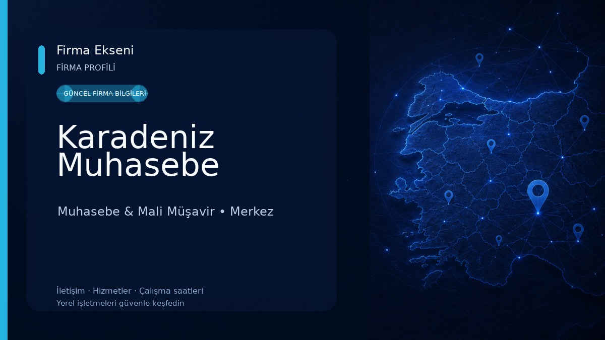 Karadeniz Muhasebe 