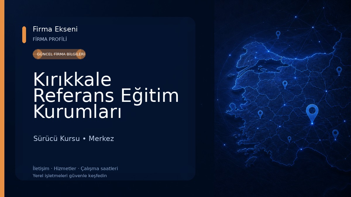 Kırıkkale Referans Eğitim Kurumları