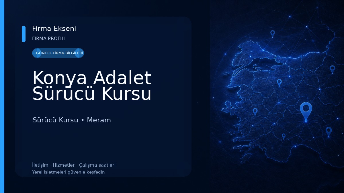 Konya Adalet Sürücü Kursu
