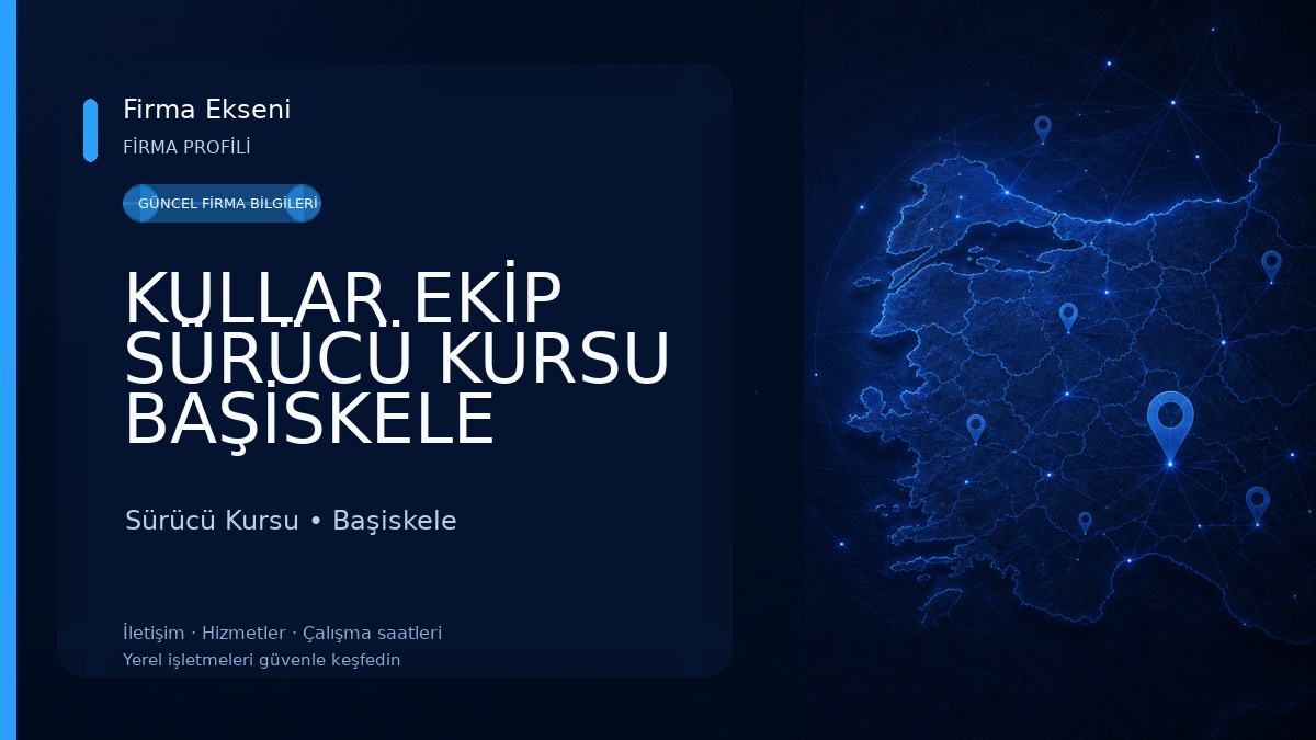 KULLAR EKİP SÜRÜCÜ KURSU BAŞİSKELE Sürücü Kursu
