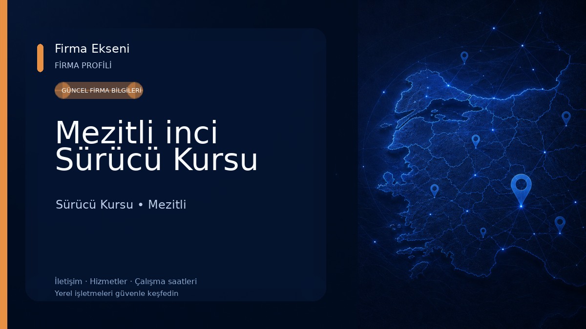 Mezitli inci Sürücü Kursu Sürücü Kursu