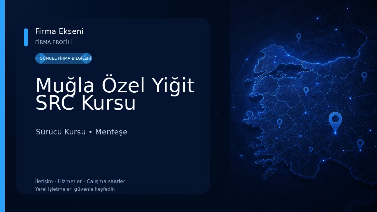 Muğla Özel Yiğit SRC Kursu 