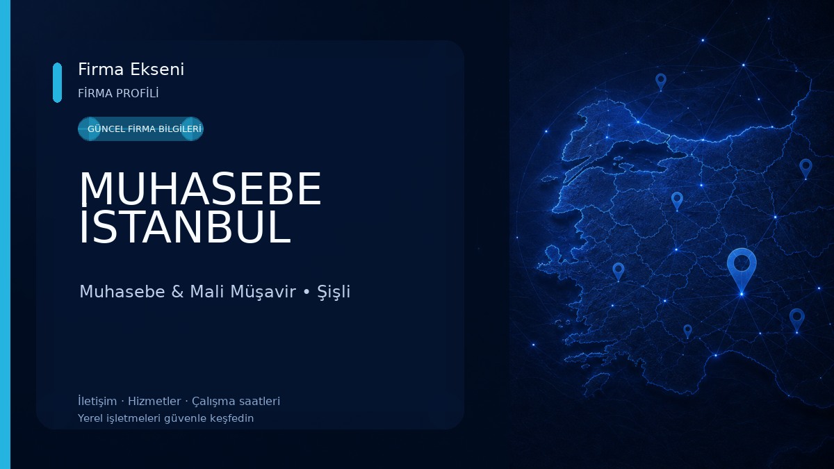 MUHASEBE İSTANBUL Muhasebe & Mali Müşavir