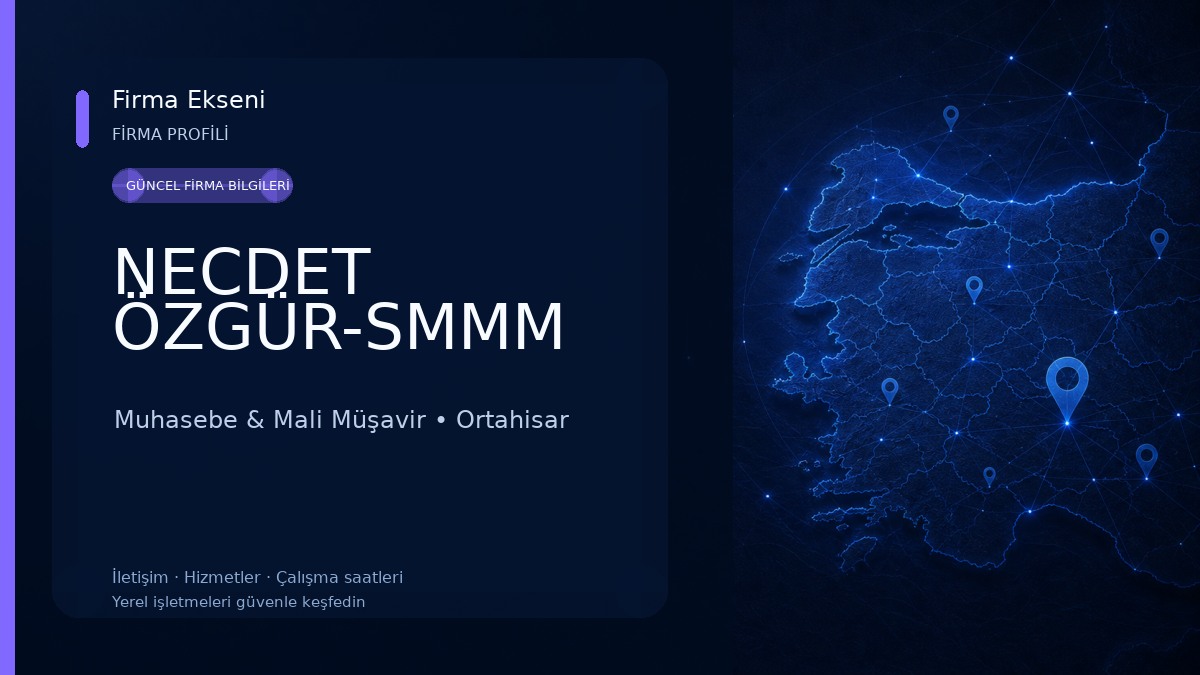 NECDET ÖZGÜR-SMMM 