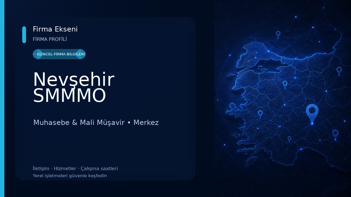 Nevşehir SMMMO 