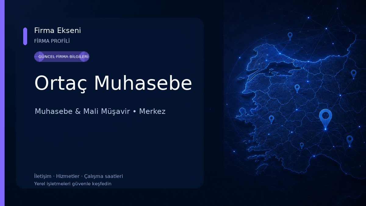 Ortaç Muhasebe