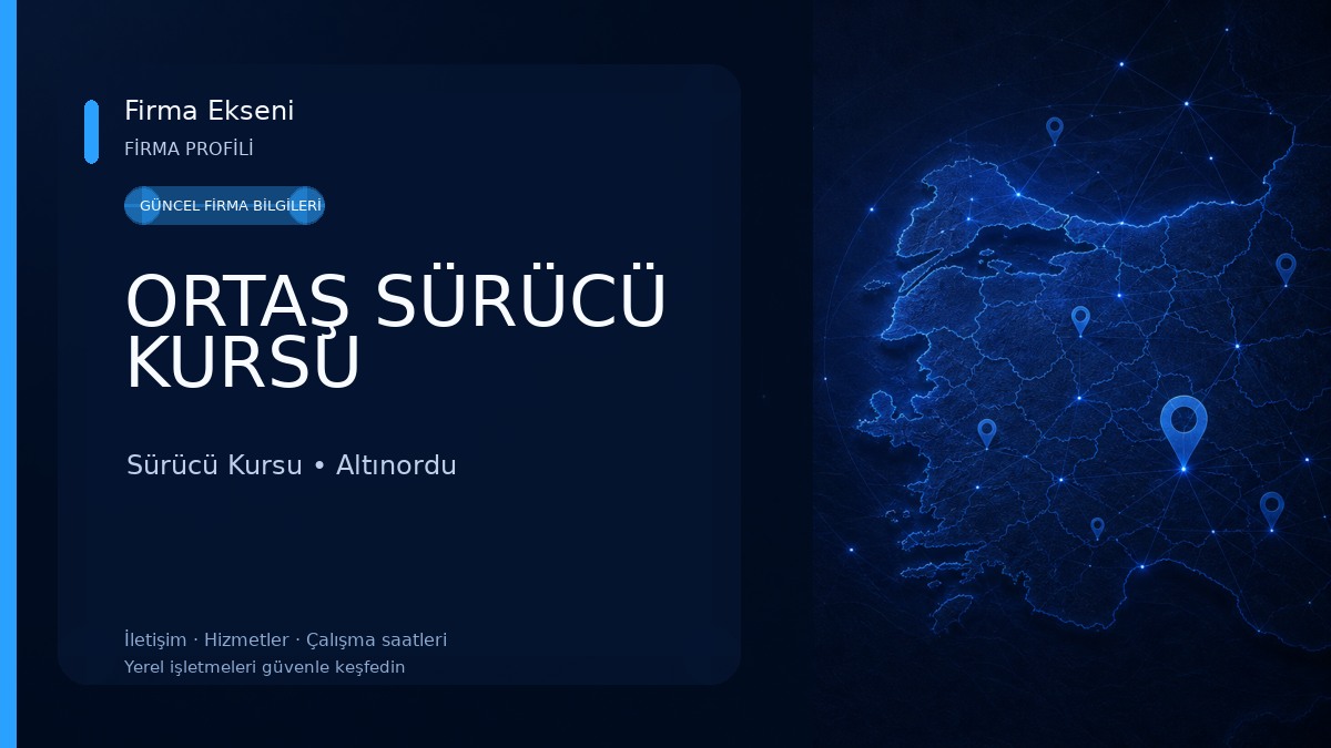 ORTAŞ SÜRÜCÜ KURSU Sürücü Kursu