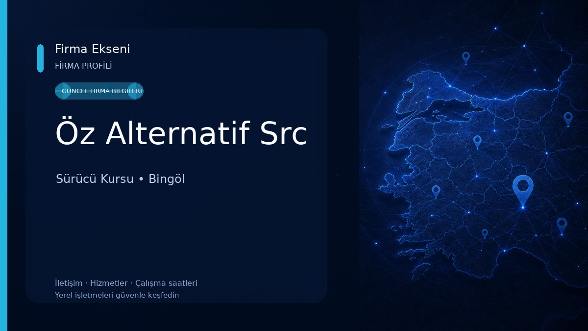Öz Alternatif Src Sürücü Kursu