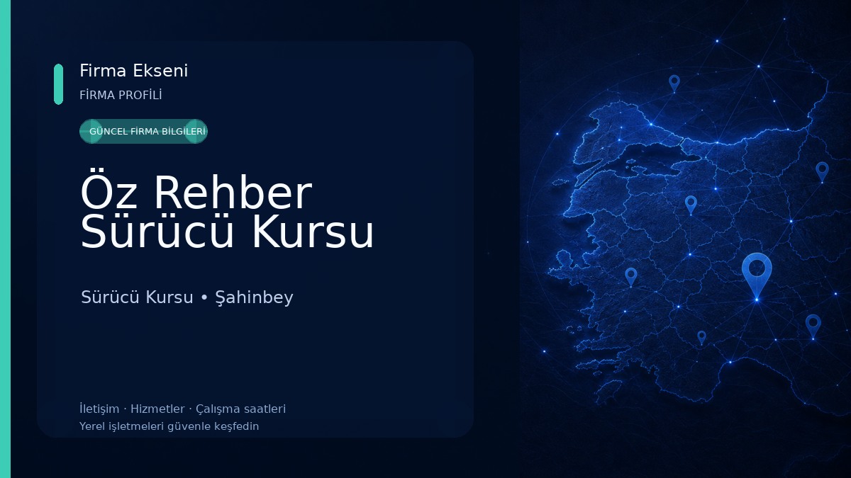 Öz Rehber Sürücü Kursu Sürücü Kursu