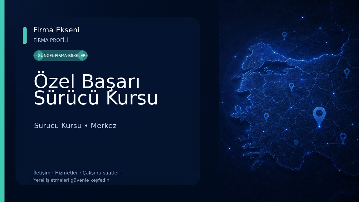 Özel Başarı Sürücü Kursu 