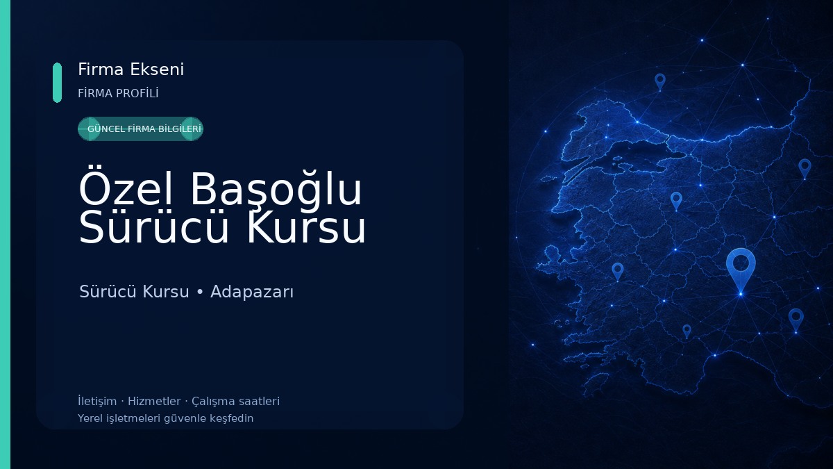 Özel Başoğlu Sürücü Kursu Sürücü Kursu