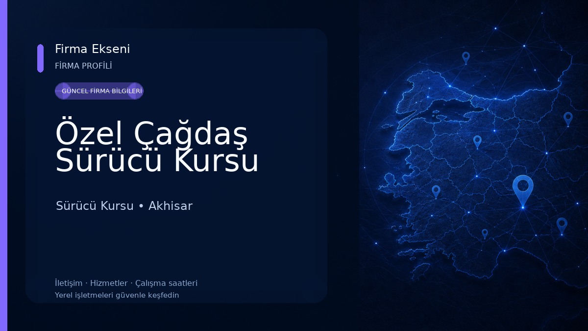 Özel Çağdaş Sürücü Kursu Sürücü Kursu