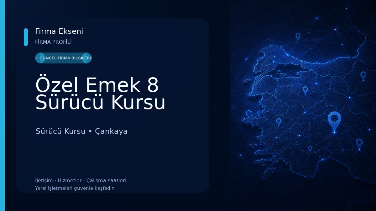 Özel Emek 8 Sürücü Kursu