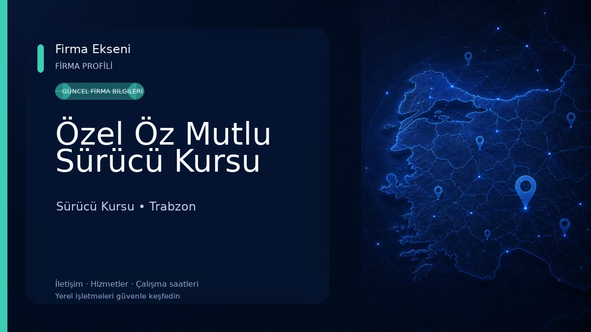 Özel Öz Mutlu Sürücü Kursu